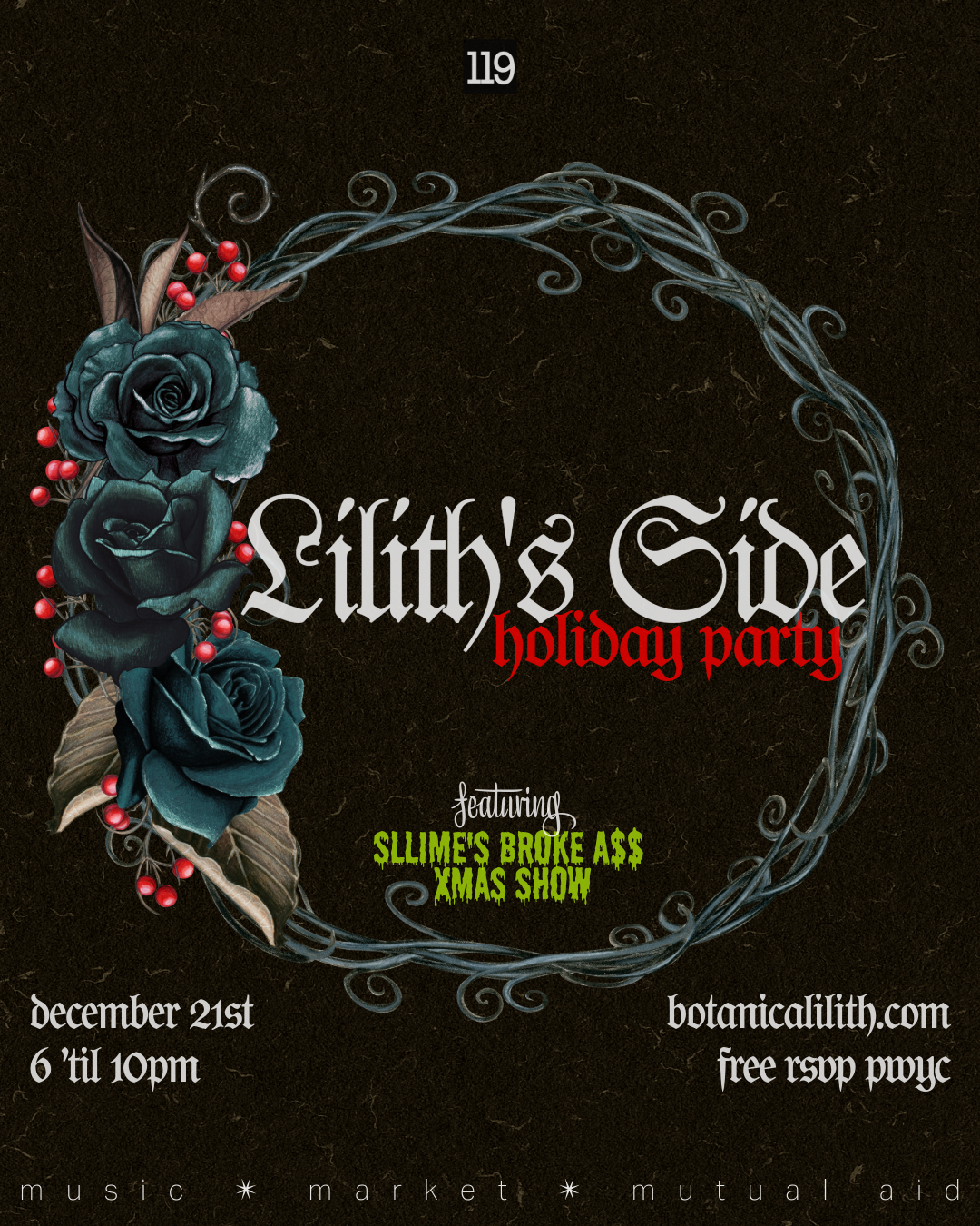 Lilith's Side Holiday Party