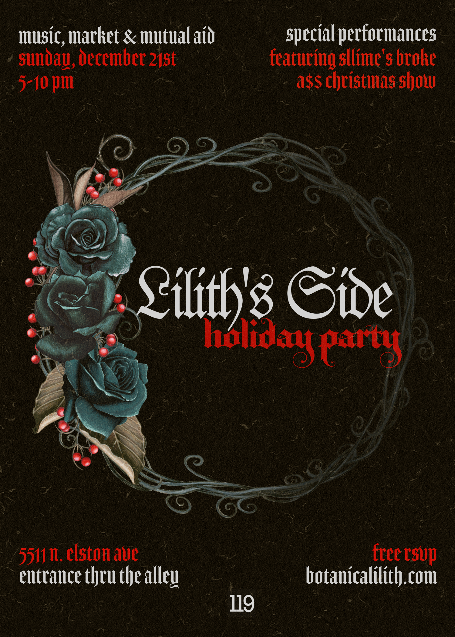 Lilith's Side Holiday Party